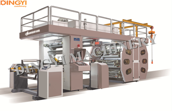 impresora del ci Flexo de los colores del 150m Min Label Plastic Film 6